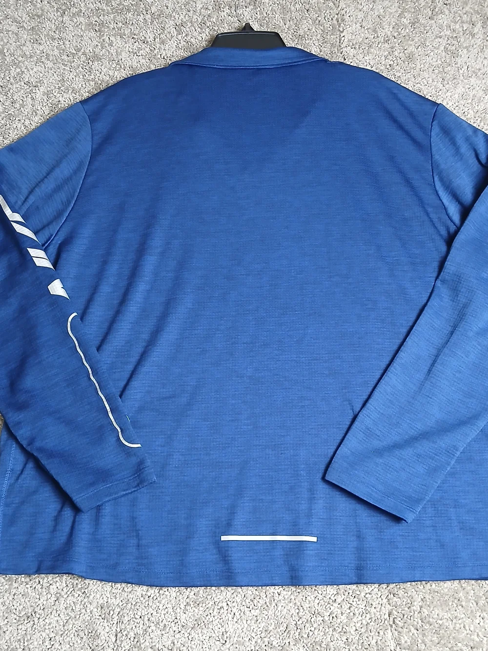 Nike Running Dri-FIT Blue Quarter-Zip Pullover for Men‎ - XXL
